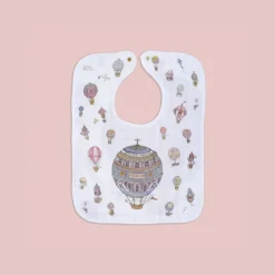 Atelier Choux Large Bib - Gold Snaps
