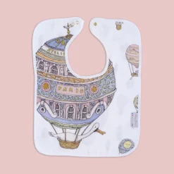 Atelier Choux Large Bib - Gold Snaps