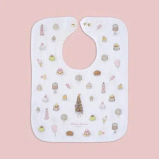 Atelier Choux Large Bib - Gold Snaps