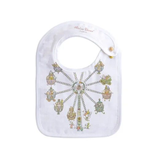 Atelier Choux Small Bib - Gold Snaps
