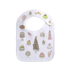Atelier Choux Small Bib - Gold Snaps