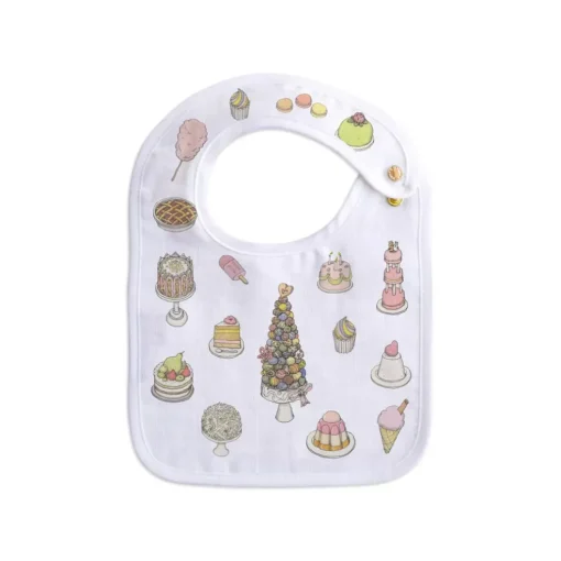 Atelier Choux Small Bib - Gold Snaps