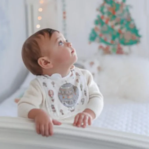 Atelier Choux Small Bib - Gold Snaps