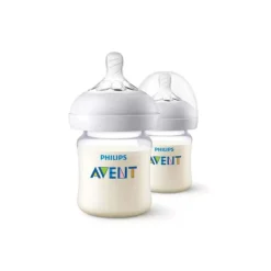 Avent Natural Smooth PA Baby Bottle Twin 125ml