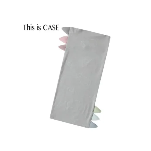 Baa Baa Sheepz Bed-Time Buddy Case Cute Big Star & Head Grey