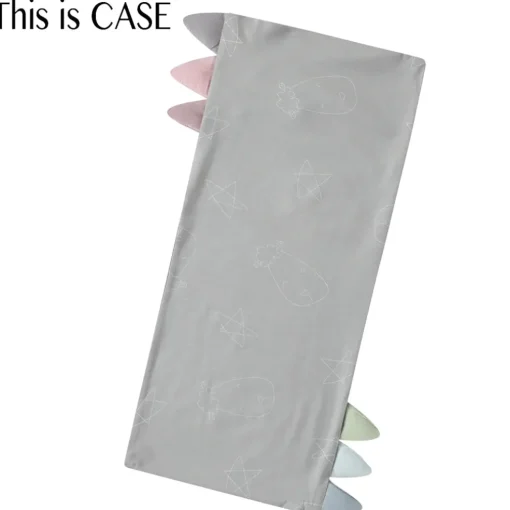 Baa Baa Sheepz Bed-Time Buddy Case Cute Big Star & Head Grey