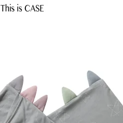 Baa Baa Sheepz Bed-Time Buddy Case Cute Big Star & Head Grey