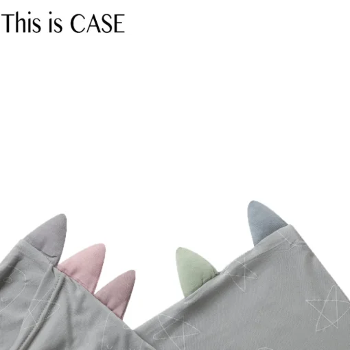 Baa Baa Sheepz Bed-Time Buddy Case Cute Big Star & Head Grey
