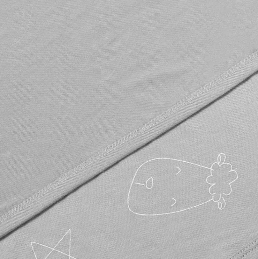 Baa Baa Sheepz Double Layer Blanket Cute Big Star & Head Grey