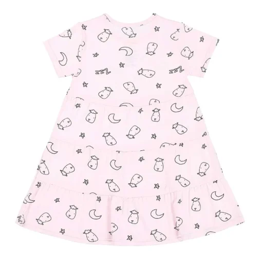 Baa Baa Sheepz Tiered Dress Sweet Dreams Baa Baa - Pink