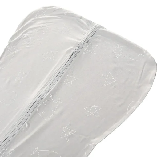 Baa Baa Sheepz Wearable Blanket Zip Big Star and Head Grey