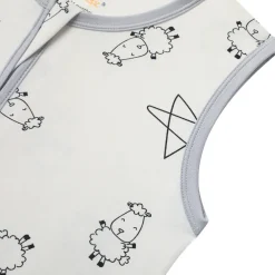 Baa Baa Sheepz Wearable Blanket Zip Big Star and Sheepz White