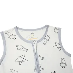 Baa Baa Sheepz Wearable Blanket Zip Big Star and Sheepz White