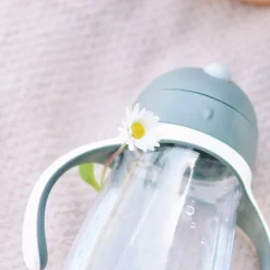 Beaba 2-in-1 Straw Cup 300ml - Charcoal