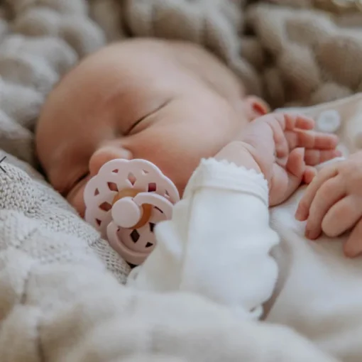 BIBS Boheme Latex Pacifier Twin Pack - Blush Night / Vanilla Night