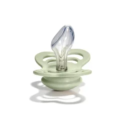 BIBS Couture 2 Pack Island Sea/Sage Silcone Pacifier 6-18 Months