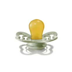 BIBS Supreme Latex Pacifier 2 Pack Ivory/Sage 0-6 Months
