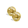 BIBS Tie Dye Latex Pacifier Twin Pack - Mustard Ivory/Mustard Ivory 6-18 months
