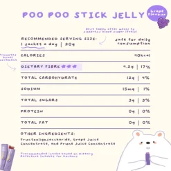 Biomela Poo Poo Stick Jelly | Grape