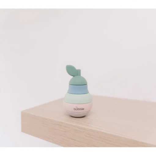 Bubble Silicone Stacking Pear Teether