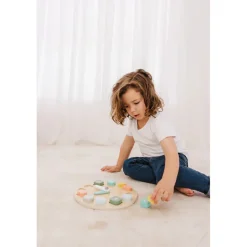 Bubble Wooden Clock