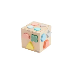 Bubble Wooden Shape Sorting Cube