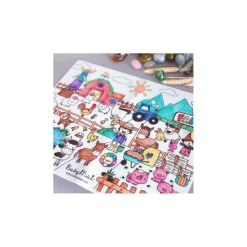 Busymat Large Placemat - Busy Farm