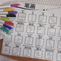 Busymat Large Placemat - Chinese Strokes