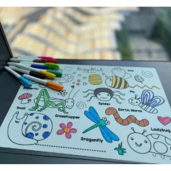 Busymat Large Placemat - Garden Crawlies