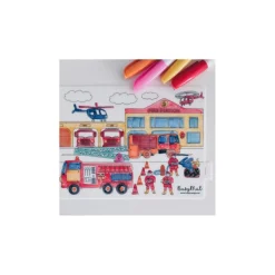 Busymat Travel Placemat - Firefighter