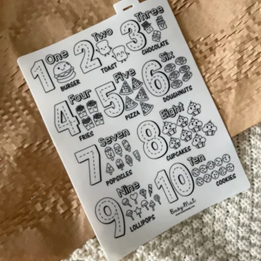 Busymat Travel Placemat - Numbers 1 - 10
