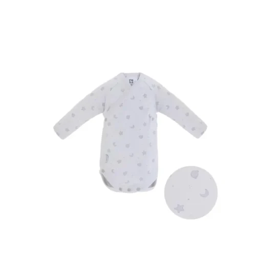 Cambrass Body Long Sleeve Crossed Teddy Grey