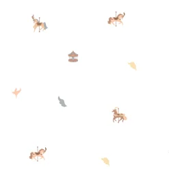 Carousel Horses Fabric Decal by Little Rei x Urban Li'l