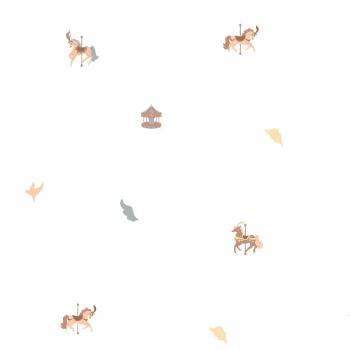 Carousel Horses Fabric Decal by Little Rei x Urban Li'l