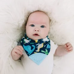 Cheeky Chompers Baby Dino Neckerchew - Teething Dribble Bib