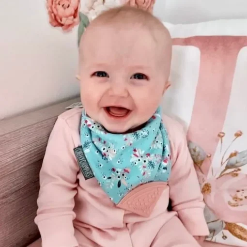 Cheeky Chompers Botanical Bloom Neckerchew - Teething Dribble Bib