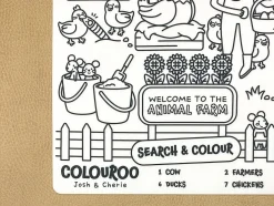 Colouroo Animal Farm: Search & Colour Mat