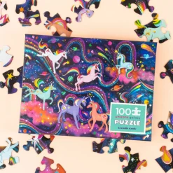 Crocodile Creek Holographic Puzzle 100 pc (Unicorn Galaxy)