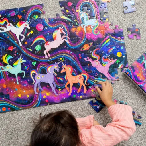 Crocodile Creek Holographic Puzzle 100 pc (Unicorn Galaxy)