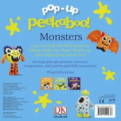 DK Books Baby Pop Up Peekaboo! Monsters
