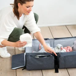 Doomoo Nursery Bag & Carrycot - Grey