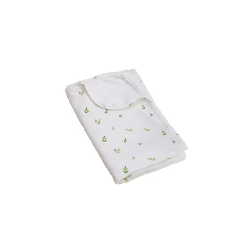 Elly Jersey Blanket - White Ferns