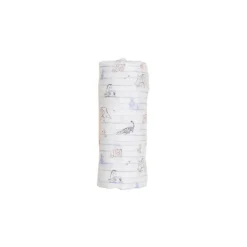 Elly Organic Cotton Swaddle - Camping with Pooh