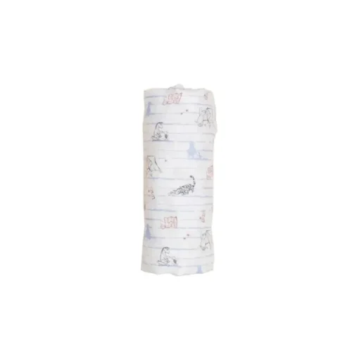 Elly Organic Cotton Swaddle - Camping with Pooh