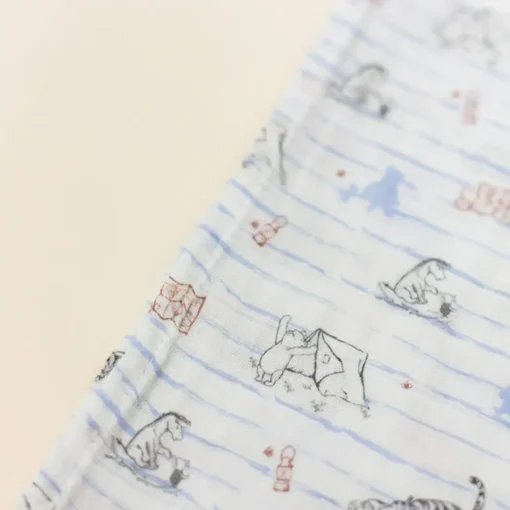 Elly Organic Cotton Swaddle - Camping with Pooh