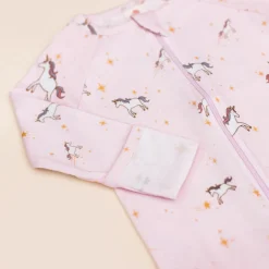 Elly Raglan Sleepsuit - Unicorn