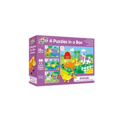 Galt 4 Puzzles In A Box