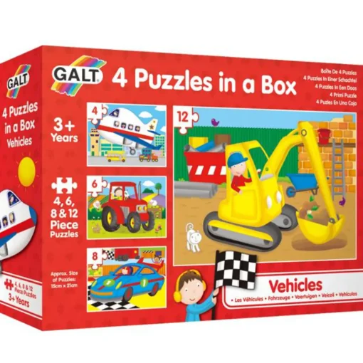 Galt 4 Puzzles In A Box