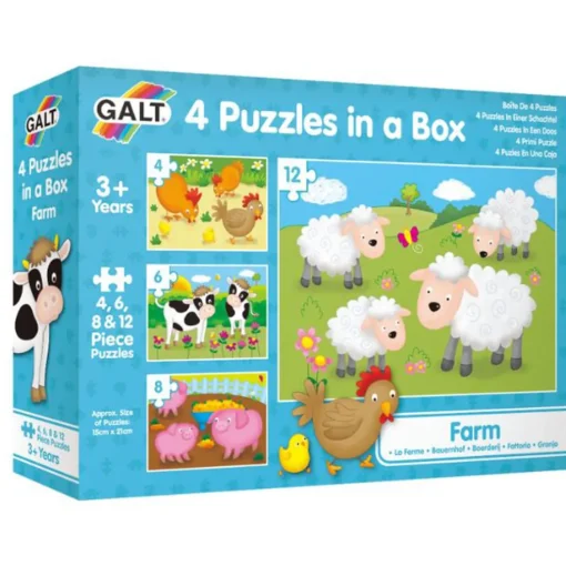 Galt 4 Puzzles In A Box