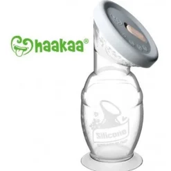 Haakaa Gift Set: 100ml Breast Pump & Silicone Cap